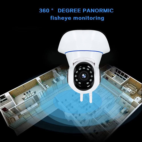 Qa1 Camaras De Seguridad Wifi 360 Grados Camara De