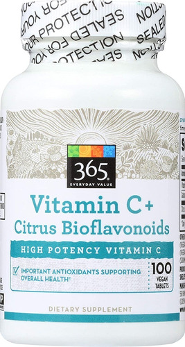 Vitamina C Bioflavonoides 100tab - Unidad a $2886