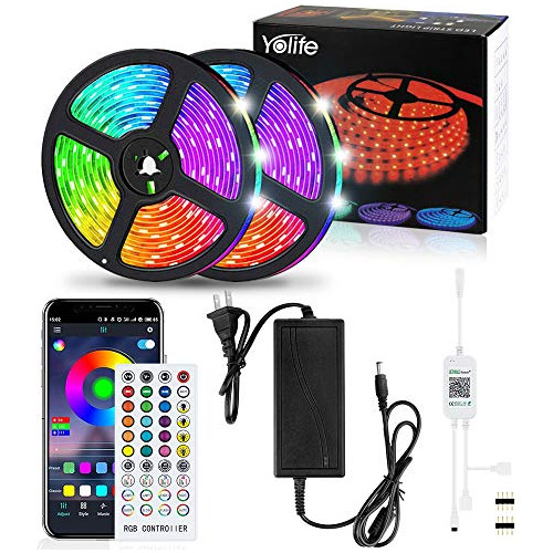 32 Led Franja De 8 Pies De Color Rgb Que Cambia Kit De ...