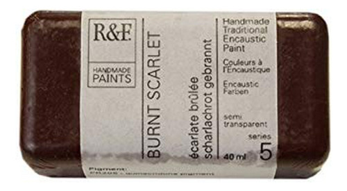 R&f 1058 Encaustic - Pintura A Mano (1.4 fl Oz), Color Escar