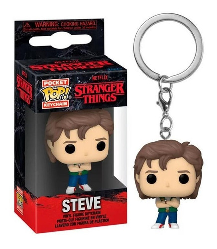 Funko Pop! Steve Stranger Things Season 4 Keychain