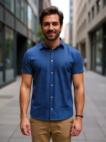 Camisa Mc Oxford Color Rsv