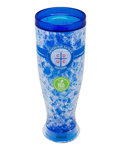 Vaso Shopero Frozen Gel 16oz Universidad Catolica 