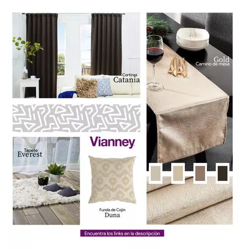 Juego De Cortina Blackout Vianney Blanca Larga