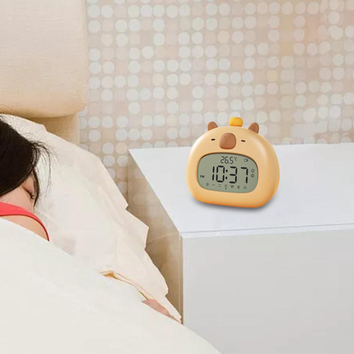 Reloj Despertador Digital Con Luz Nocturna Y Carga Usb Para