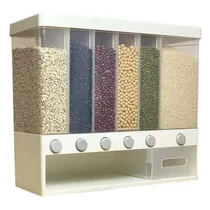 Comprar Dispensador De Alimentos Secos Y Cereales Con 6 Divisiones 