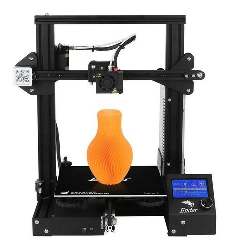 Impresora Creality 3d Ender-3 Color Black 100v/220v Fdm