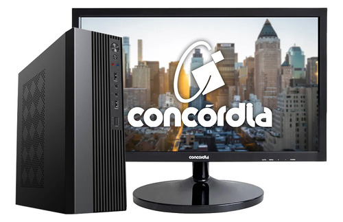 Computador Sff + Monitor 19.5  I3 9100f 8gb Ddr4 Ssd 480gb