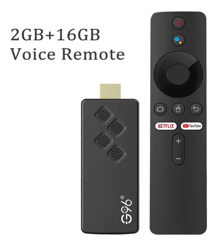 Tv Box Stick Android Tv Bluetooth Control Con Voz