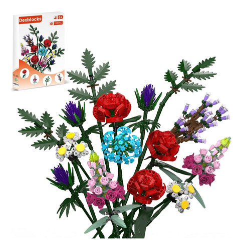 Dexblocks Kit De Construcción De Ramo De Flores, Colección B
