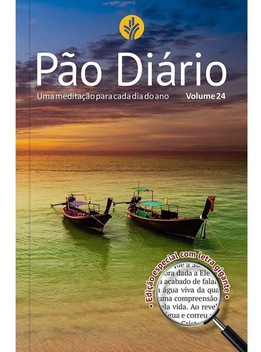 Devocional Pão Diário Vol 24 | Letra Gigante | Capa Paisagem