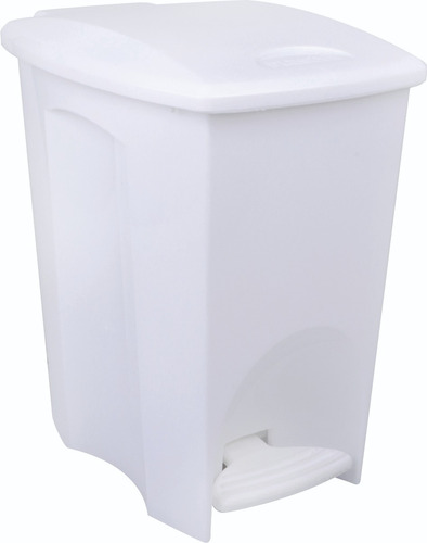 Lixeira com Pedal Branca 7l Plasútil