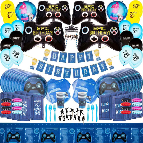 Video Game Party Supplies Kit By Momma Sharks Complete Party