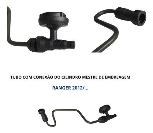 Tubo Mangueira Engate Cilindro Mestre Embreagem Ranger 2012/