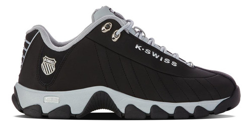 Tenis K-swiss St329 Negro Con Gris 03426-057 100% Original