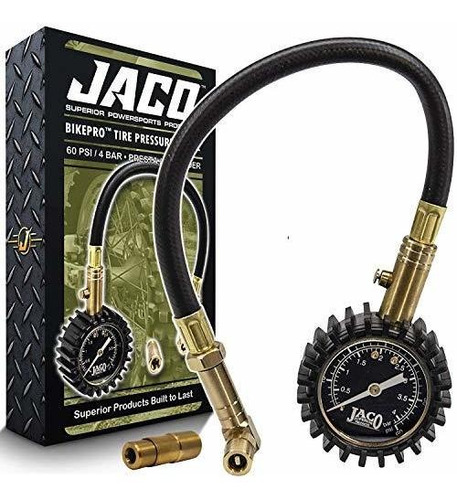 Medidor De Presión De Neumáticos Jaco Bikepro Presta, 60 Psi