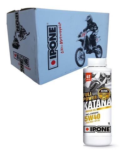 Aceite 4t Moto Ipone Katana 10w50 Full Power Sintetico Xcaja