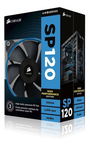 Corsair Sp120 Elite, 120mm Pwm Paquete Con 2 Ventiladores.