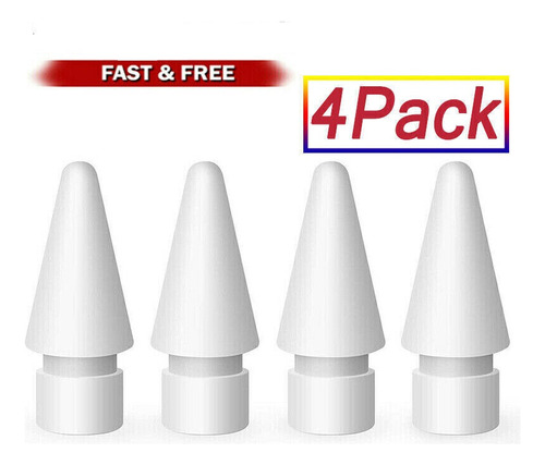 Pack 4 Puntas De Repuesto Para Apple Pencil 1 Y 2 Generación