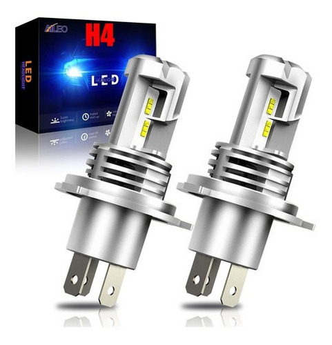 Bombilla Para Faros Delanteros De Coche H4led 60w 12000 Lúme