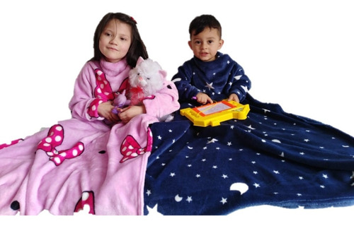 Cobija Termica Con Mangas Termica 95 X 140 Cm Niños Y Niñas