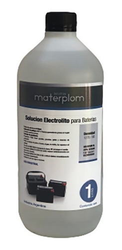 Imagen 1 de 1 de Liquido Solución Electrolito Baterías Yuasa Bosh Etc X1lts