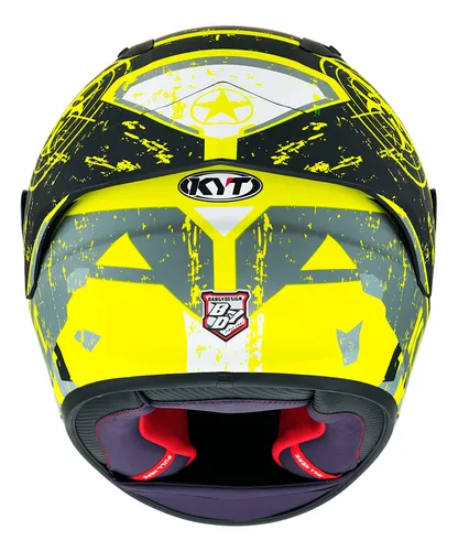 Capacete Kyt Nz Race Blazing Matt Yellow 5