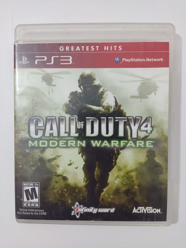 Call Of Duty 4 Modern Warfare Ps3 Fisico Activision Envios (Usado)