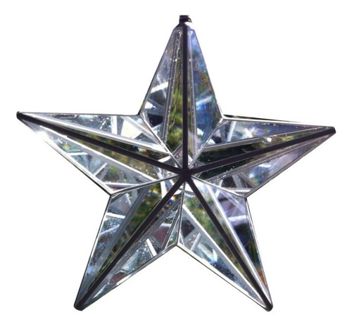 Prisma D'água Feng Shui Estrela De 5 Pontas 17 Cm Cor Água