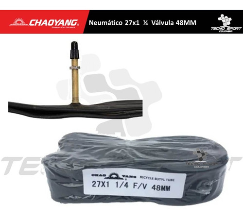 Imagen 2 de 6 de Neumatico Bicicleta 700x35 Valvula 48mm Chaoyang F/v
