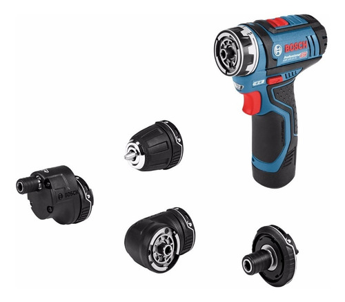 Imagen 2 de 7 de Taladro Atornillador 4 En 1 Bosch Gsr 12 - 15 Fc Flexiclick