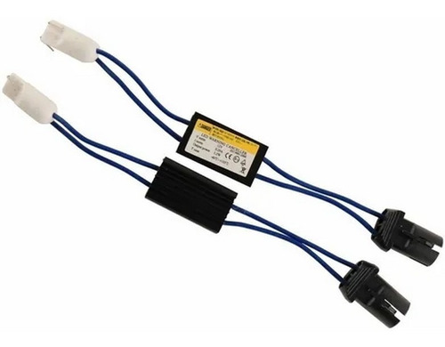 Emulador Led Luz Auto T10 Canbus Cancela Error X 2unidades