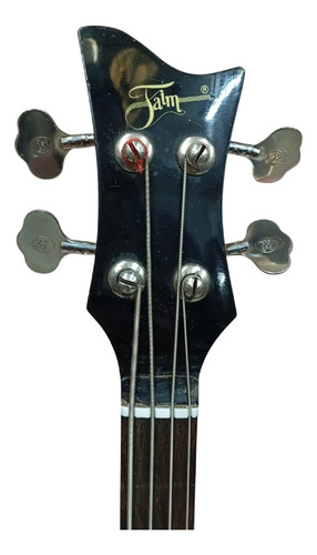 Bajo Electrico Fretless Tipo Violin Faim 443 Color Negro