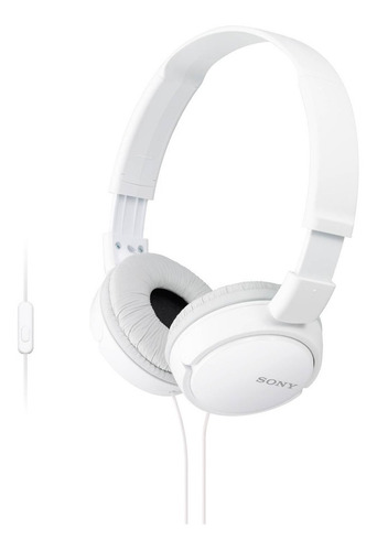 Audifonos Sony Mdr-zx110apwzuc On Ear Jack 3.5mm 1.2m Blanco