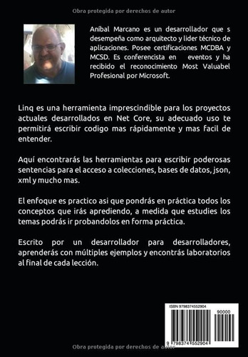 Libro: Aprende Microsoft Linq Con C# Y Net Core 7: Ejemplos