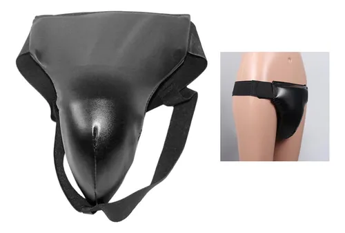 Protector De Entrepierna Con Suspensorio Ajustable Negro L