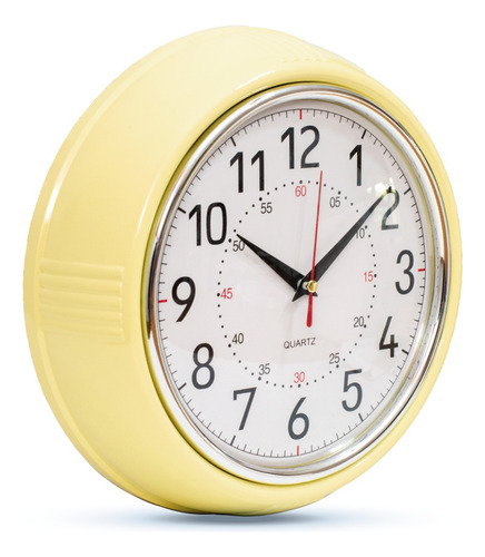 Reloj De Pared Vintage Retro Colores