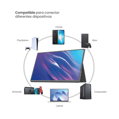 Monitor Portátil Levo Viewgo 15,6 Full Hd