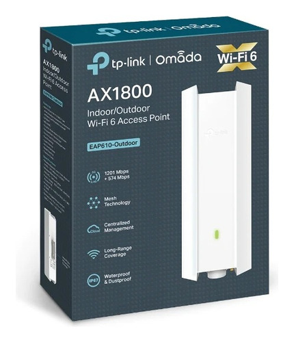 Access Point Tp Link Eap610 Wifi 6 Dual Band Ax1800 Exterior