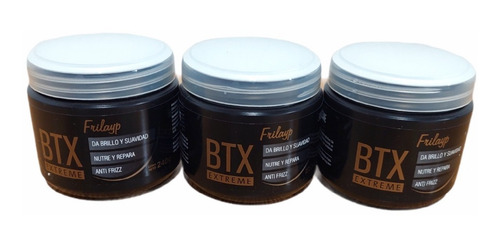 Imagen 4 de 7 de Baño De Crema Keratina + Botox + Coco + Acido 240g X 12uni