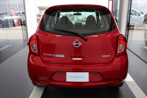 Nissan March Connect Motor 1.6 Modelo 2021 Rojo 5 Puertas