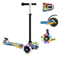 Comprar Monopatin Infantil Reforzado Con Luces 3 Ruedas Scooter $lec