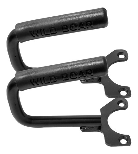 Par De Agarraderas Metal Rigido Jeep Wrangler Tj 01-06 Negro