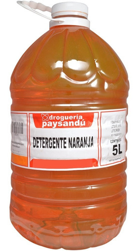 Detergente Naranja - 5 L