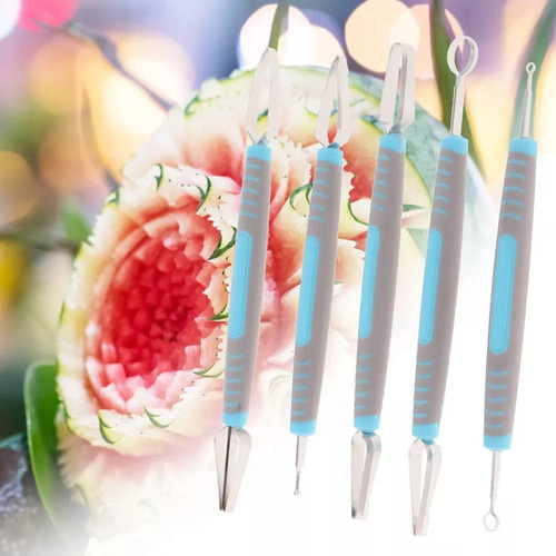 Juego De Cuchillos Para Modelar Frutas Y Verduras