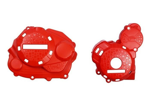 Kit Protector Lateral Tapas Motor Crf 230 F Rojo Ptl2301