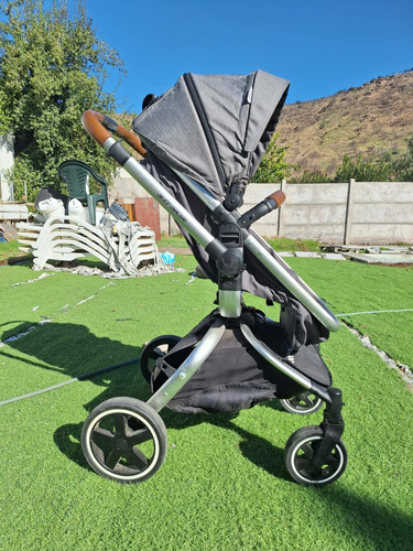 Coche Cuna Travel System Deluxe 360° Sx Gris (Usado)