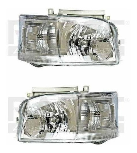 Par Juego Faros Toyota Hiace 2006 - 2011 Depo Qwe