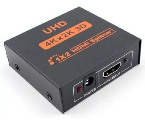 Imagem 1 de 4 de Splitter Distribuidor Divisor Hdmi 1x2 Versão 1.4 4k 1080ip