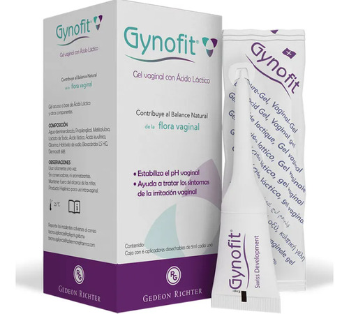 Gynofit Gel Vaginal Caja Con 6 Aplicadores Con 5 Ml C/u